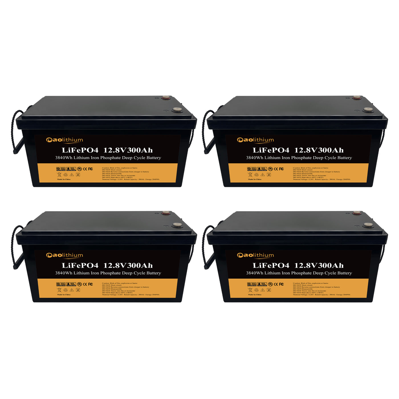 Aolithium Batterie au lithium LiFePO4 12V 300AH